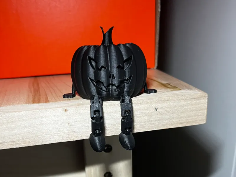 Articulated Pumpkin Jack O Lantern
