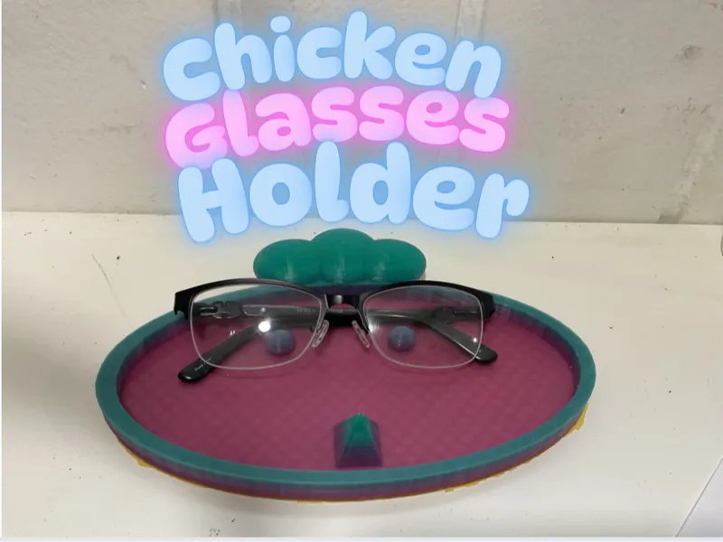 chicken glasses holder