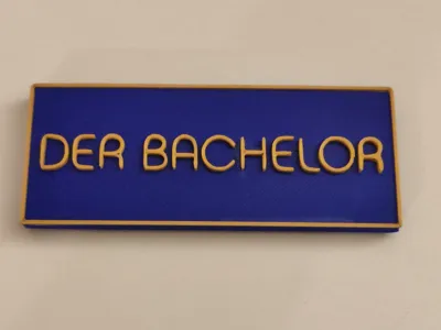 Name Tag "The Bachelor"