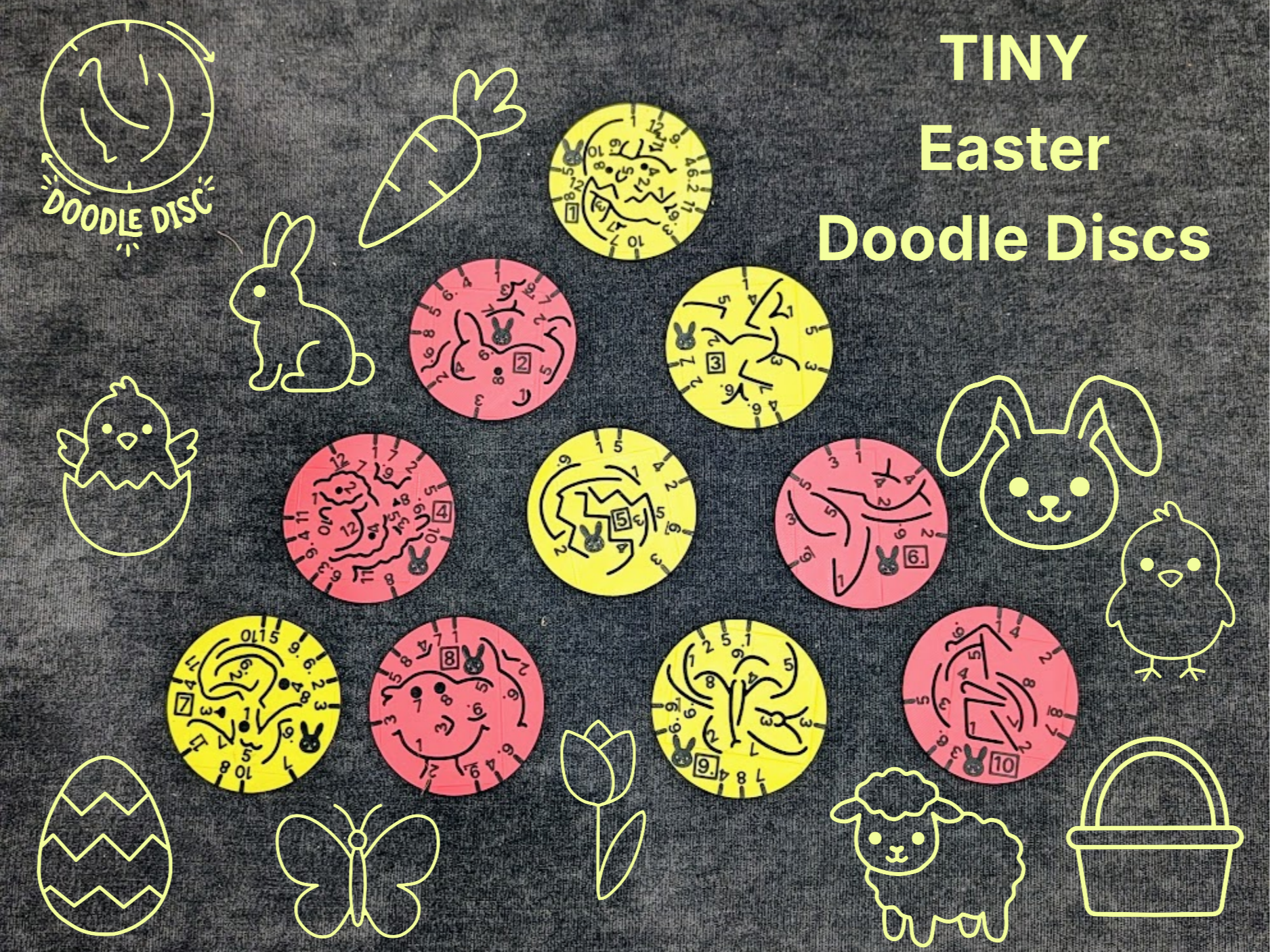 Tiny Doodle Disc Easter Pack