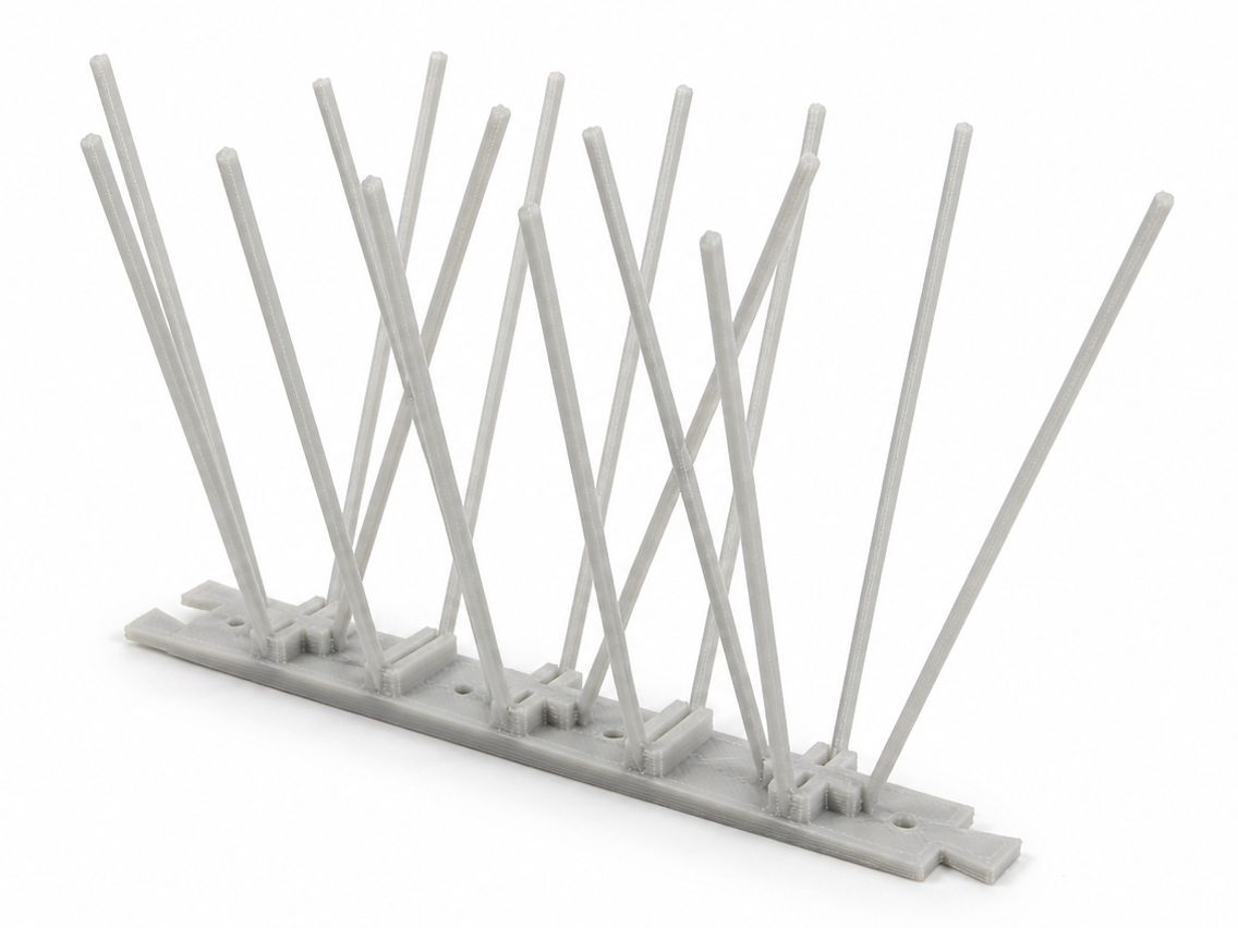 Anti-Pigeon Spikes Rail