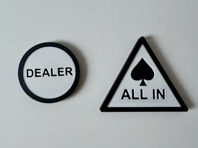Poker Chips Set – Dealer & All-In