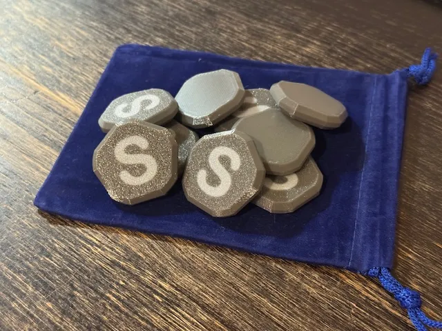 Simple token for Shanghai rum