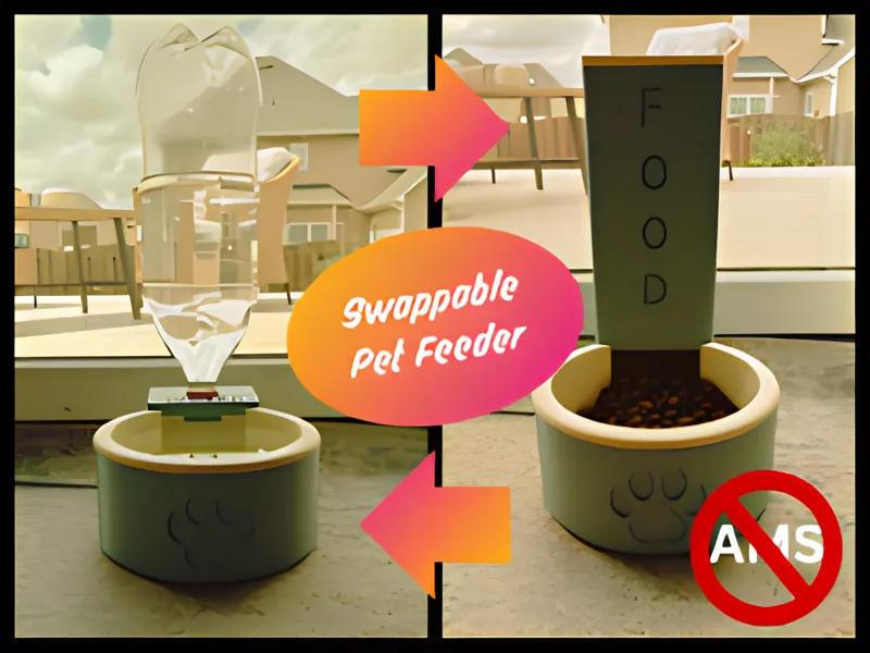 Swappable Pet Feeder