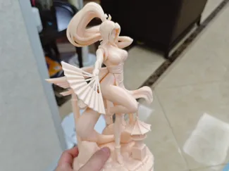 饿狼传说-不知火舞手办雕像潮玩周边礼物场景桌搭摆件车载 优化支撑 新手好打 一键打印