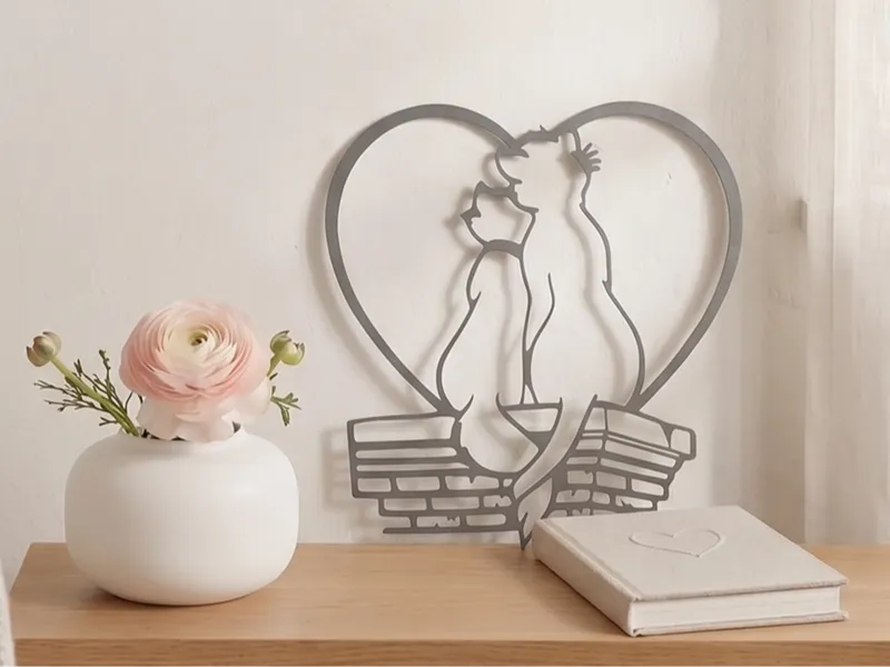 Wallart - Romantic cats