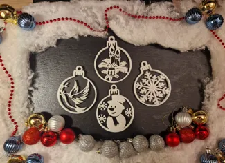 Christmas tree ornament decoration set 2