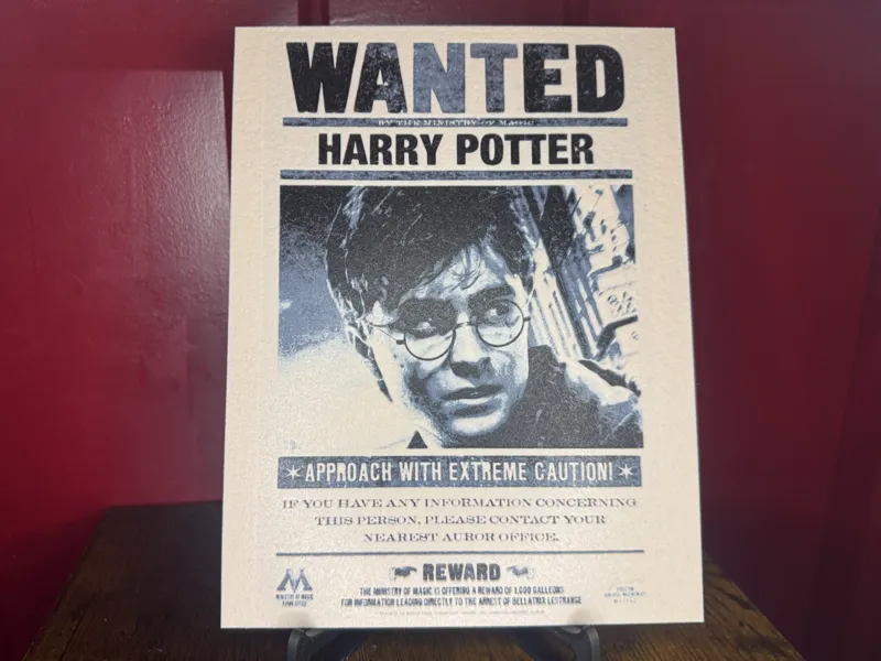 Harry Potter: Wanted Newspaper Hueforge