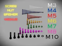 Jeu de visserie imprimée M3 à M10 (ISO 4017) — photo 1