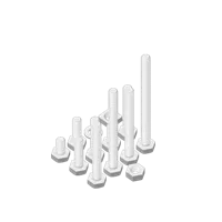 Jeu de visserie imprimée M3 à M10 (ISO 4017) — photo 4