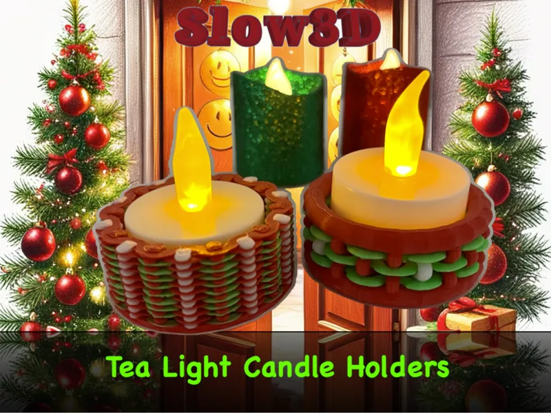 Tea Light Candle and LED Light Holders