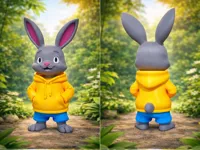 Urban Bunny 0.12mm layer, 3 walls, 10% infill