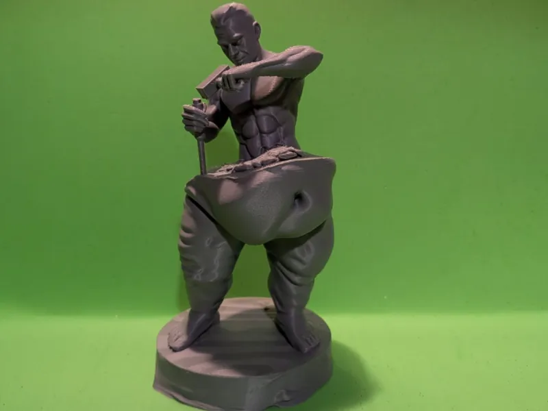 Statua Motivazionale - Uomo grasso