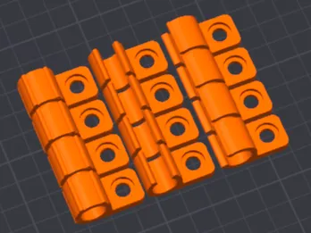 1AC Panaclips camera 1/4" screw clips for cables