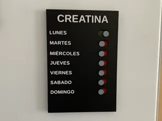 Creatina checklist