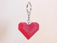 Porte-clés cœur diamant — photo 1