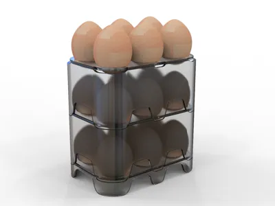 Practical Stackable Egg Carton