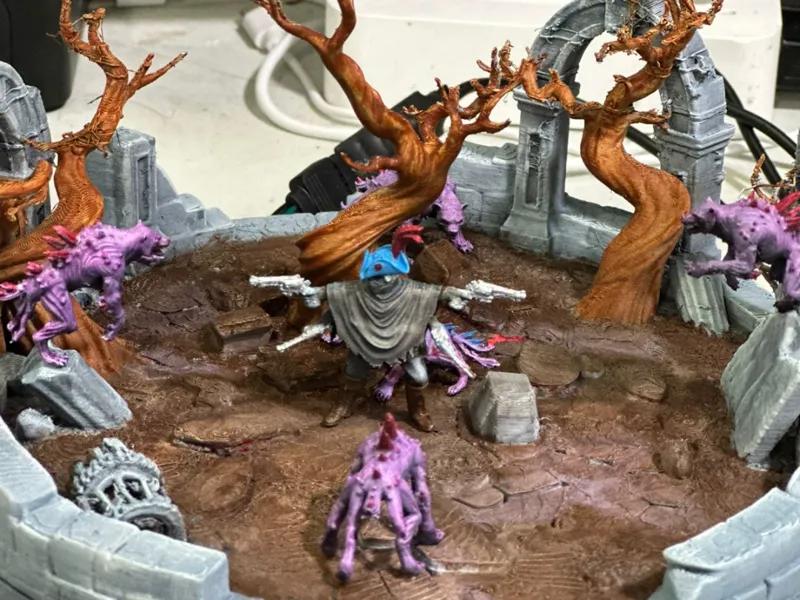 An unconventional friendship diorama