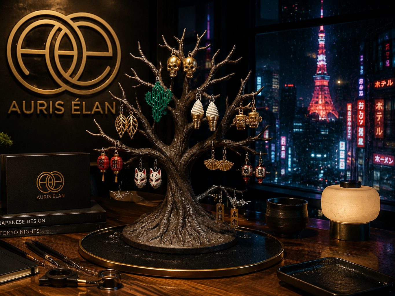 Tree Earrings Holder