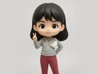 Figurine Q-Doll signe de la paix — photo 1