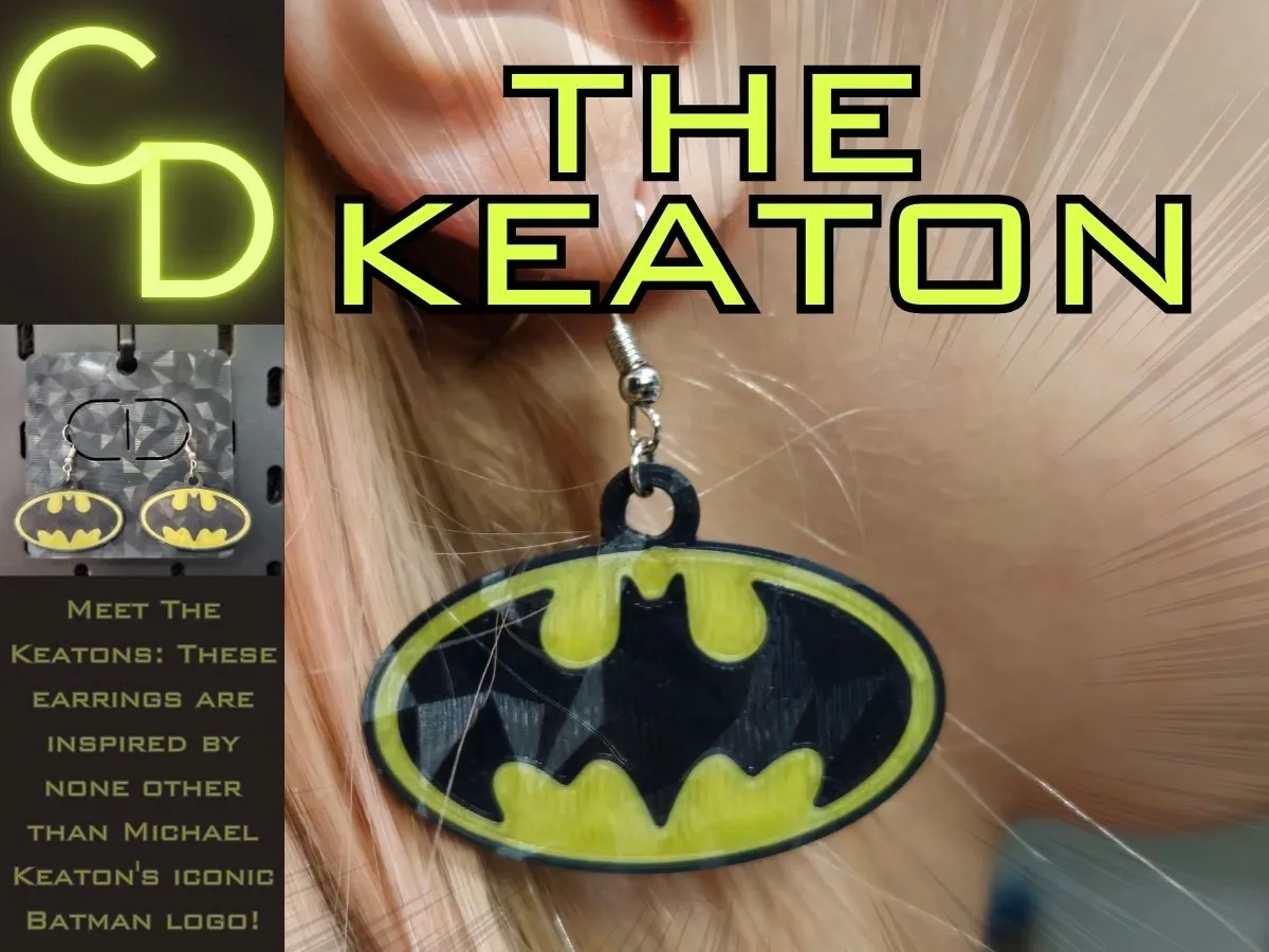The Keatons (BATMAN EARRINGS) view 2