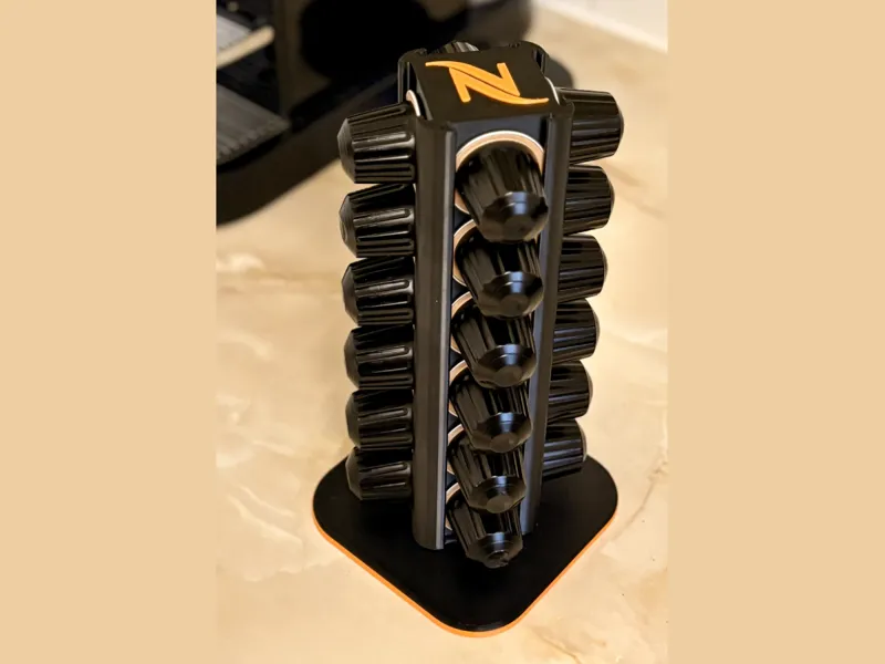 Spinning Nespresso Pod Tower 24 Capsules