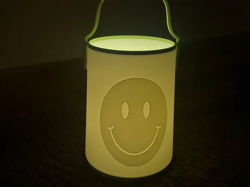 Smilie Lampe Tischlampe