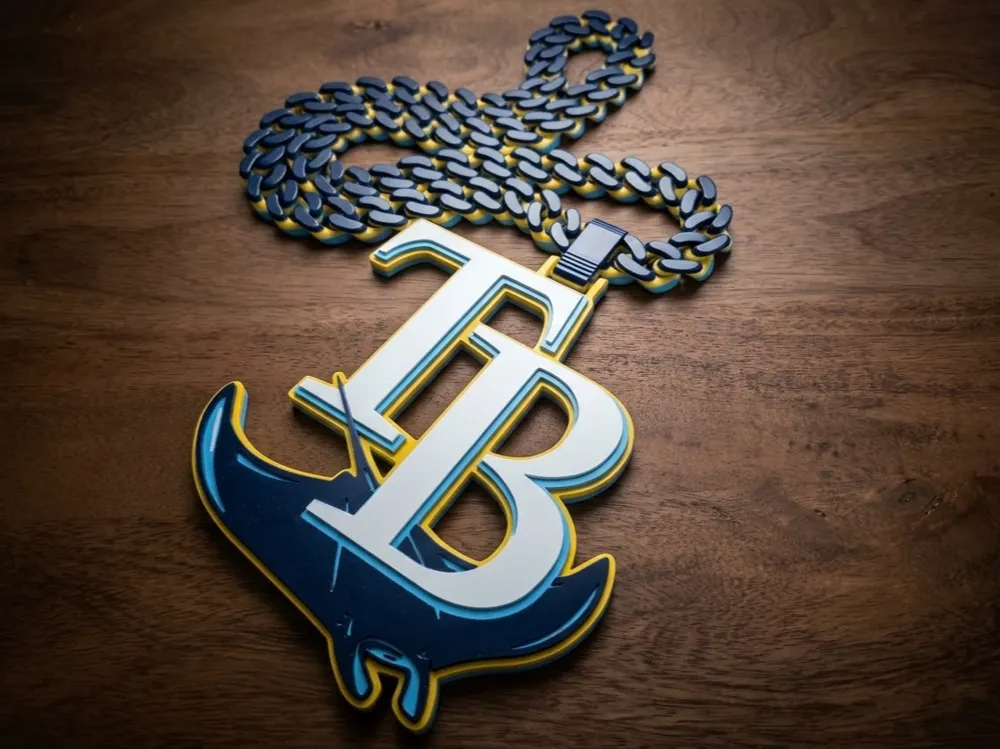 Tampa Bay Rays Hype Chain - Free 3D Print Model - MakerWorld