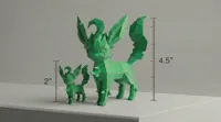 Mini Leafeon (~2" Tall)
