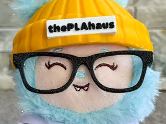 Square-Rim Eyeglasses for 17cm Plush Monster