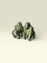 GORILLA LOW POLY FUZZY