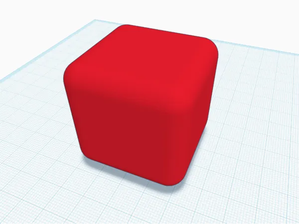 Cube d'aération 45 mm à bords arrondis