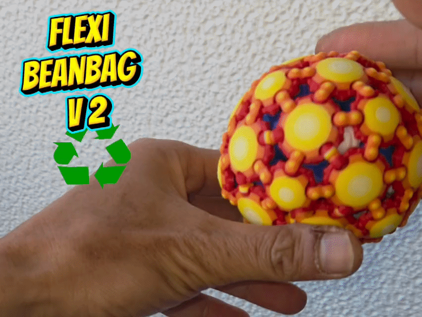 Flexi Beanbag V2 – Recycled Modular Juggling Ball
