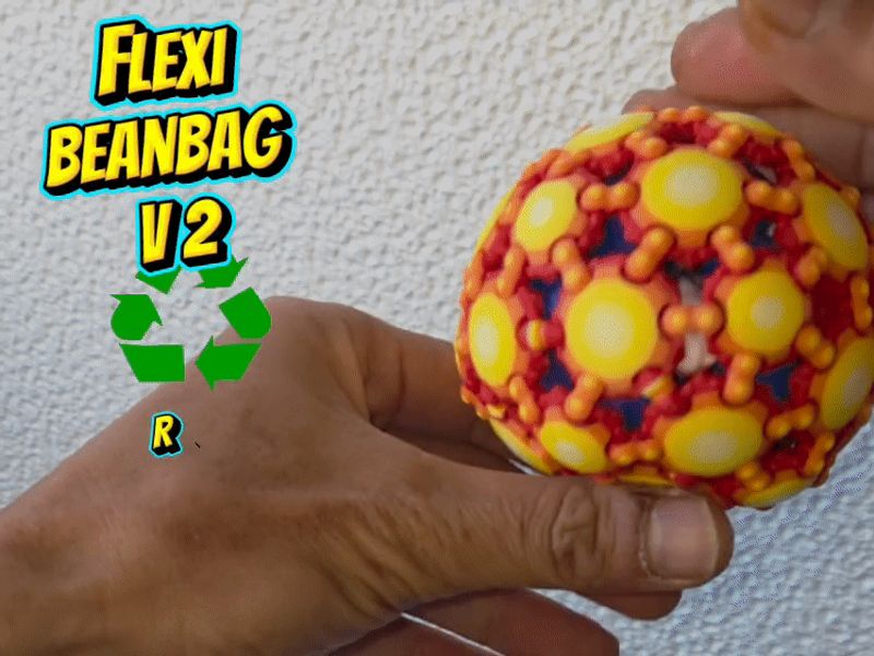 Flexi Beanbag V2 – Recycled Modular Juggling Ball