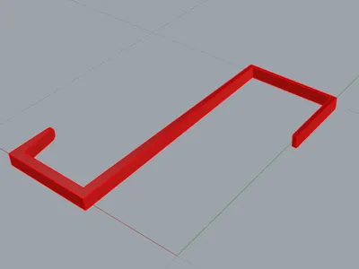 4cm Door Hook, Ultrathin 1mm Thickness, Doesn't Impede Door Closure (Narrow Version)