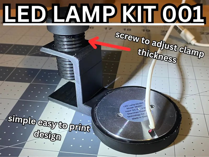 adjustable led light 001 holder