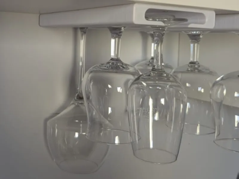 Wine glass rack