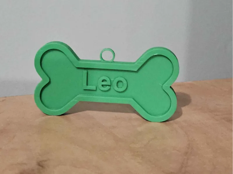Customizable Oversized Dog Bone Tag