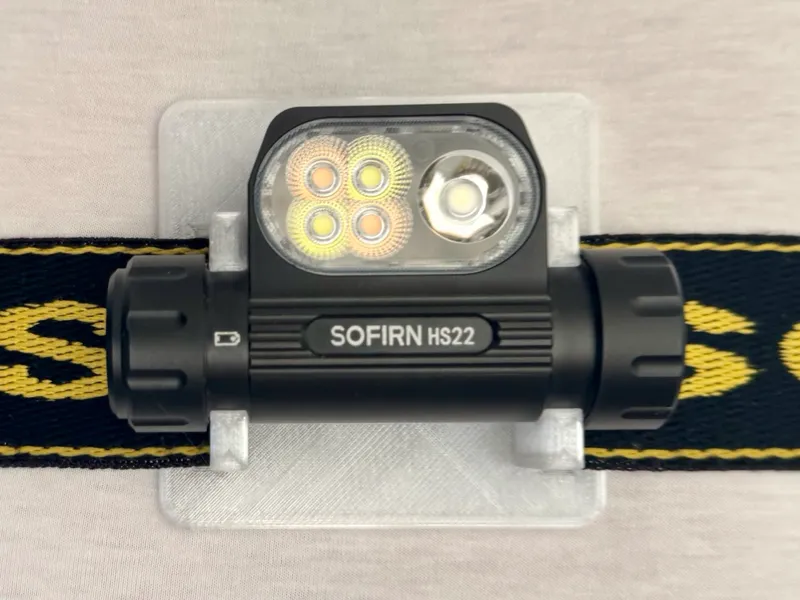 Sofirn HS22 lamp mount for use on waist or chest