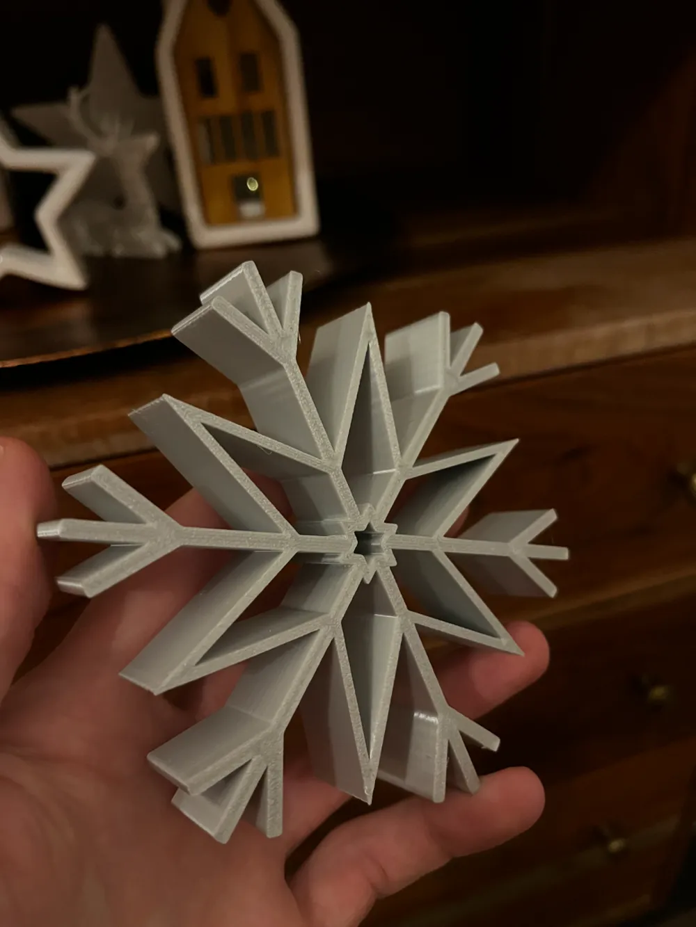 SnowFlake Decoration by Vozfrank MakerWorld: Download Free 3D Models
