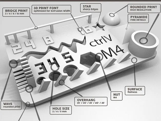 Test your 3D printer v2