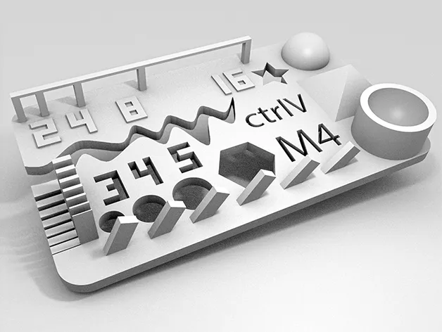 Test your 3D printer v2 - Free 3D Print Model - MakerWorld
