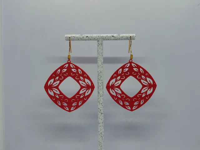 Aretes Flor de Lis