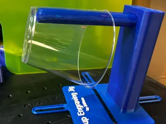 Plastic Cup Engraving Jig