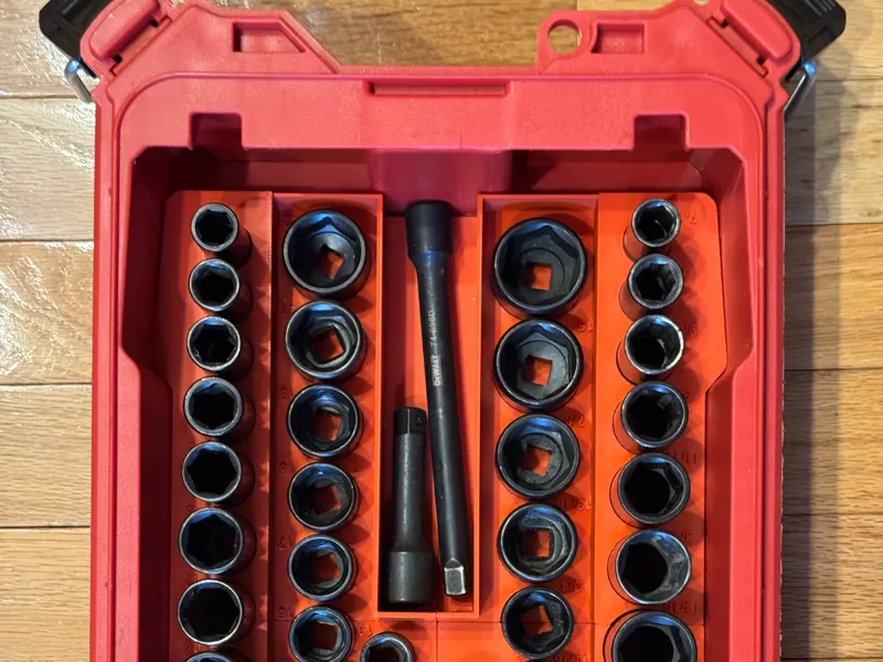Milwaukee Packout Gearwrench Impact Socket Holder