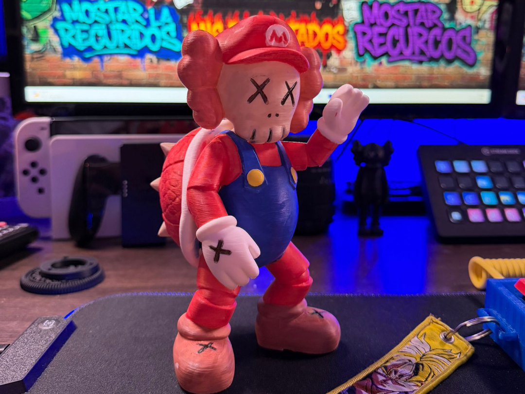 Kaws x Mario – Fusion Tribute by Mr. Rookie