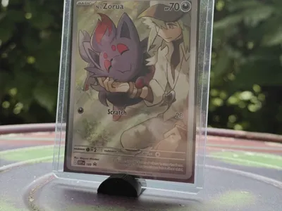 Pokemon Holder Stand for Toploaders V2. Minimalist