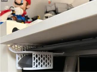 Underdesk Logitech K950+M750