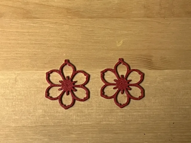 flower earrings