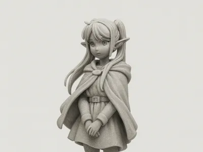 Miniature Elf for D&D